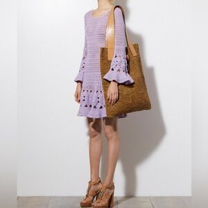 Michael Kors Hand-Crochet Dress